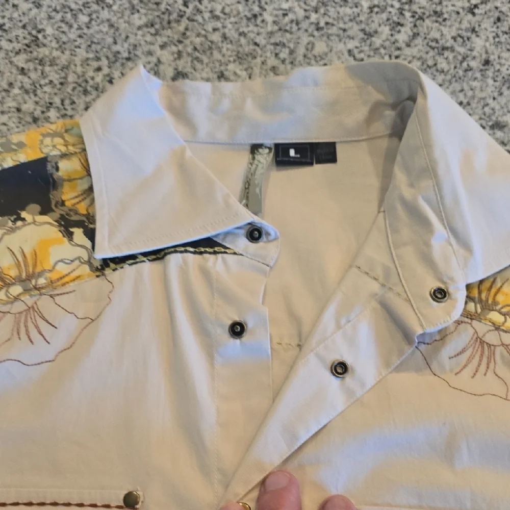 Oakley Snap Front, Long Sleeve, Western Shirt Size L - Picture 6 of 7